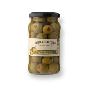 Aceitunas Verdes Rellenas Con Pimiento Morron *300g Cristo