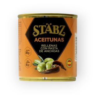 Aceitunas Rellenas Con Anchoas *200g Stabz 