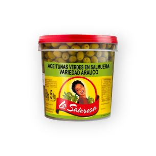 Aceitunas Verdes Arauco N° 1 *5kg La Salerosa