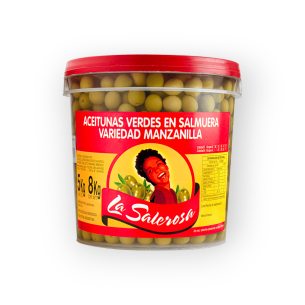 Aceitunas Verdes Manzanilla N° 000 *5kg La Salerosa