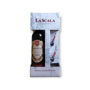 Licor Patagonia Chocolate *750ml + 2 Vasos La Scala