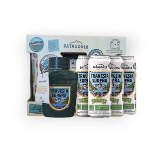 Patagonia Travesia Surena Set 4 Latas *410ml + Cantimplora