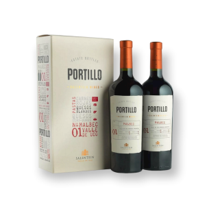 Portillo Malbec Estuche Regalo X 2 Bot *750ml