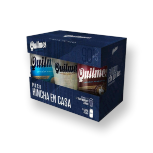 Quilmes Set 5 Latas *473ml + Vaso 