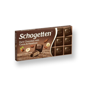 Schogetten Chocolate Dark Con Cacao Y Avellanas Tableta *100g