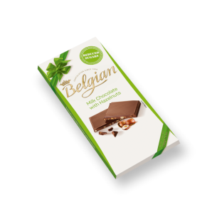 Chocolate Milk C/ Avellanas Reduc Azucar *100g The Belgian