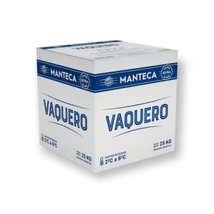 Manteca Calidad Extra Vaquero *25kg * Peso 