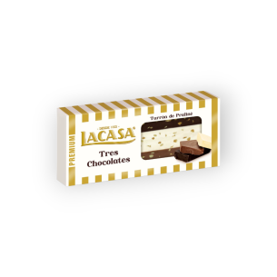 Turron Praline Tres Chocolates *250g Lacasa