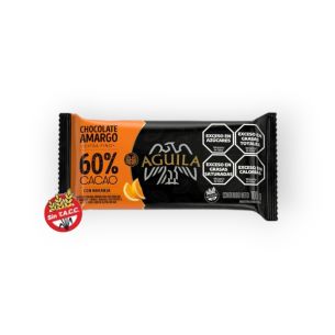 Aguila Chocolate 60% Cacao Con Naranja *100g 